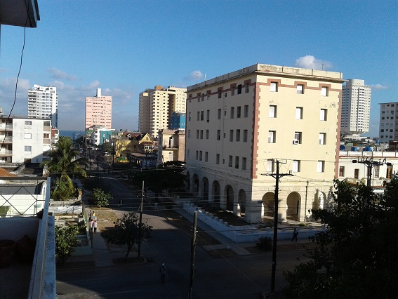 'Vista desde la terraza' Casas particulares are an alternative to hotels in Cuba.